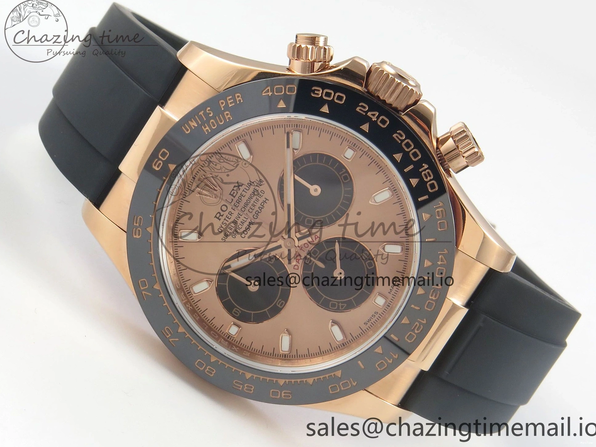 MiroTime 1228 UrbanChic Daytona 116515 QF 1:1 Best Edition RG Black Dial on Oysterflex Strap SH4130 V11（Gain Weight） 158